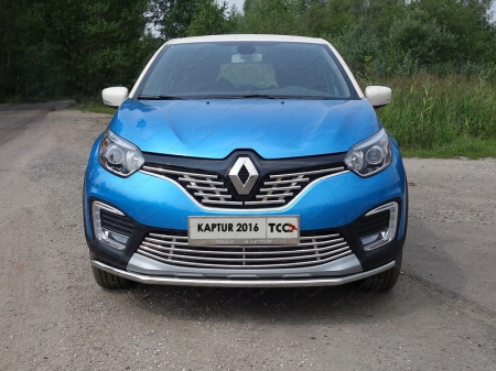 Renault Kaptur 2016- Защита передняя нижняя 42,4 мм